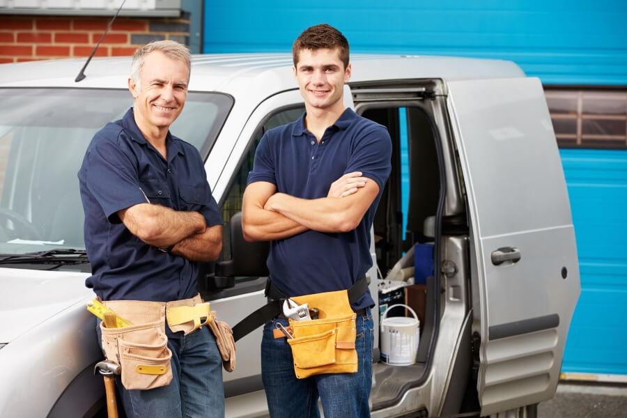 Self-employed tradespeople