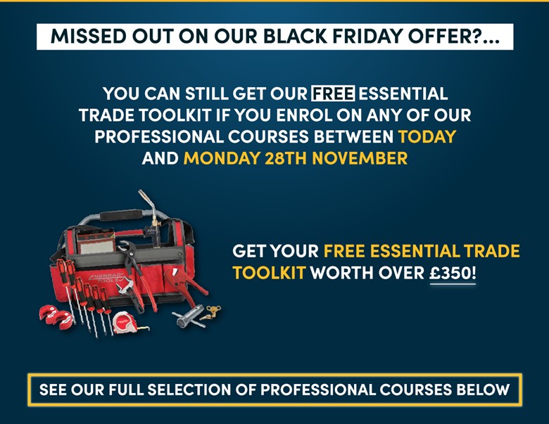 Cyber Monday Deal – Enrol Now and Receive a Free Toolkit Worth £350