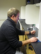 Xavier Rush hard at work