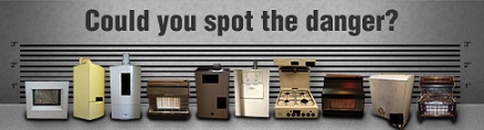 Dangerous gas appliances